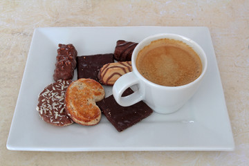 café et biscuits