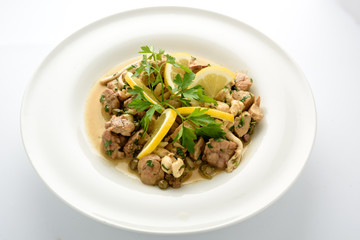 stewed meat with vegetables