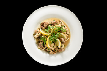 stewed meat with vegetables