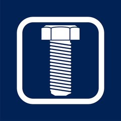 Bolt icon flat design - Illustration