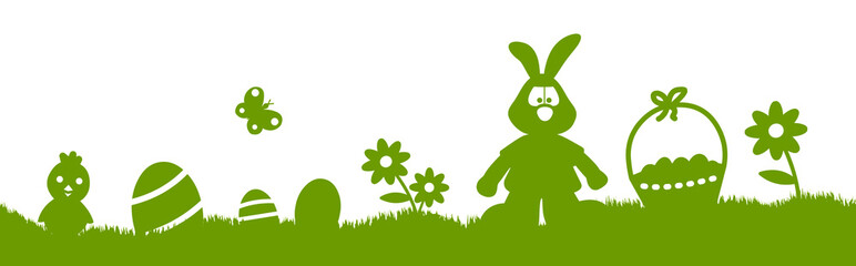 pâques lapin œufs poussin