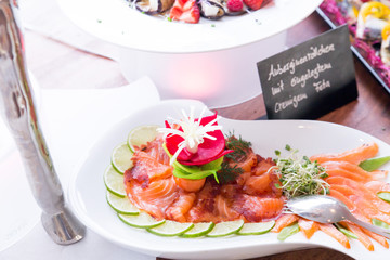 food on my wedding day