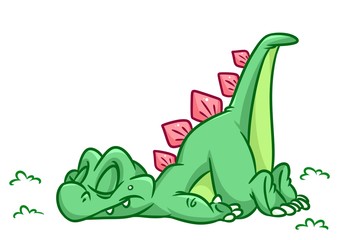 Dinosaur  cartoon Illustrations isolated image animal character