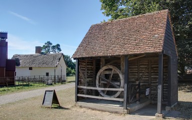 village typique et traditionnel en angleterre