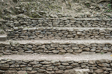 background of stone stairs