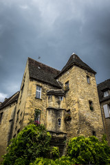 Fototapeta na wymiar Village of Sarlat-la-Caneda in Dordogne, Perigord Noir France Europe