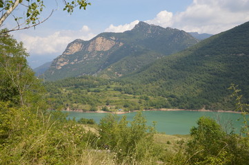 Fototapeta na wymiar Lake in mountain