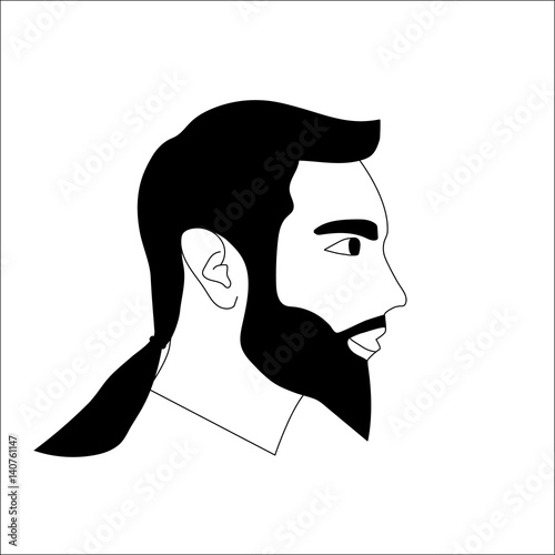 "Man with beard icon" Stock image and royalty-free vector files on Fotolia.com - Pic 140761147