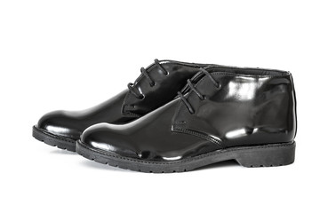 Male shoes isolated on white background