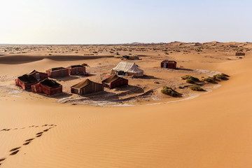 Landscape of Sahara desert in Morocco © Marco