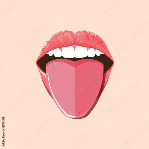 Mouth With Tongue Out 72