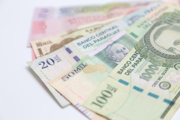 Obraz na płótnie Canvas paraguay money