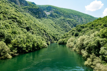 Fototapeta na wymiar Canyon Matka close to Skopje