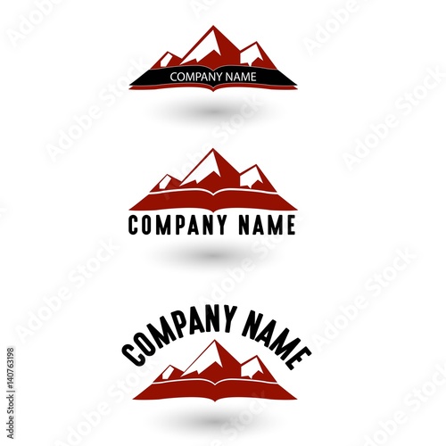 "Three Mountain Logo" Stock image and royalty-free vector files on