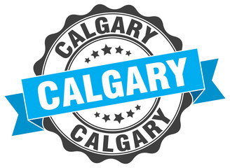 Calgary round ribbon seal