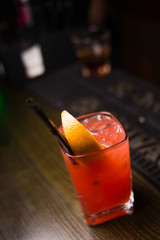 alcoholic orange cocktail