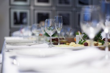 Serving table.
