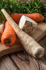 Vegetables to make broth.