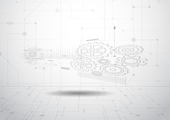 Abstract Technology Background