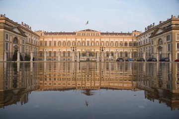 Fototapeta na wymiar Villa Reale Monza