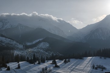 Zdziar, view on The Low Tatras Mountains. Slovakia 2014 - obrazy, fototapety, plakaty