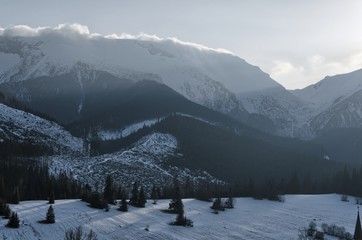 Zdziar, view on The Low Tatras Mountains. Slovakia 2014
