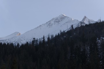 Zdziar, view on The Low Tatras Mountains. Slovakia 2014 - obrazy, fototapety, plakaty