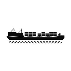 Container icon vector