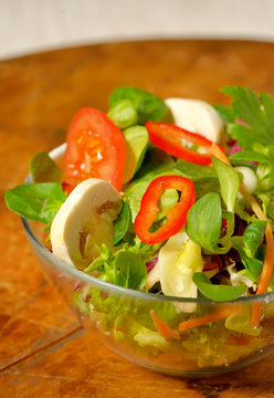 Tasty fresh salad