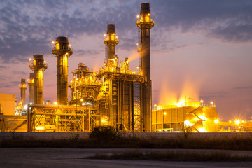 Fototapeta na wymiar oil and gas , Petrochemical industrial plant power station 