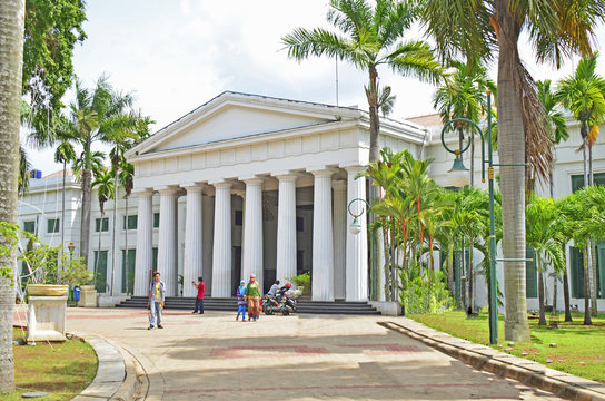 Jakarta, Indonesia - December, 2012: Old City. Fine Arts and Ceramics Museum.