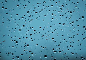 Rain on Window Background