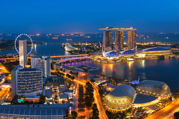 Obraz premium Singapore city
