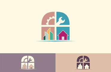 building service logo