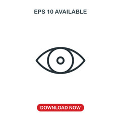 Eye icon vector