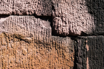 Laterite, ancient stone texture.