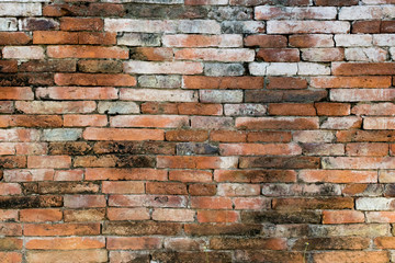 Old  brick wall, Abstract vintage stone block.