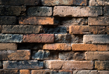 Old  brick wall, Abstract vintage stone block.
