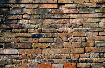 Old  brick wall, Abstract vintage stone block.