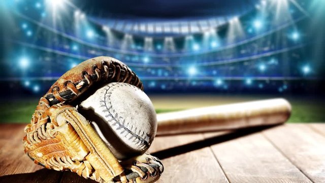 baseball pitch and free space for your decoration 