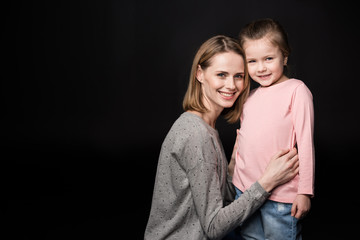 Happy mother with daughter