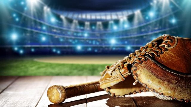 baseball pitch and free space for your decoration 