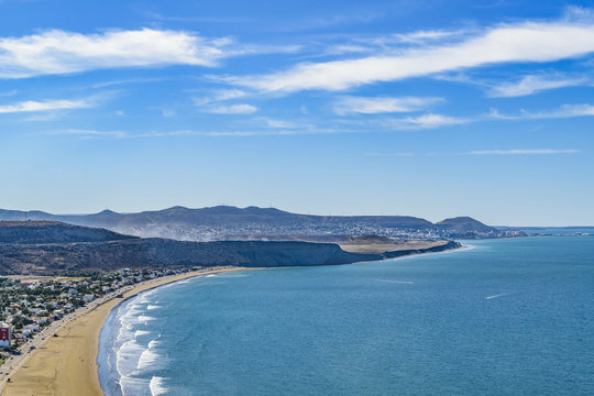 Rada Tilly Aerial View Landscape Scene
