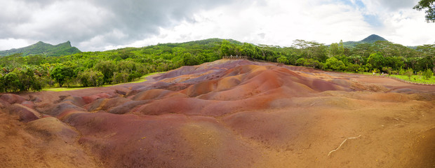 Ausblick auf die siebenfarbige Erde