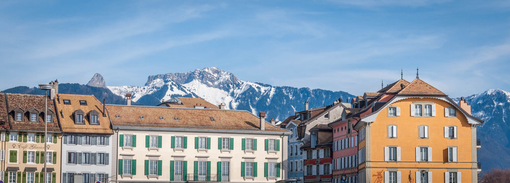 Panorama centre Vevey 