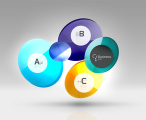 Circle banner template