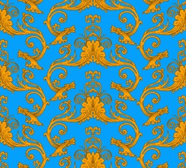 Antique victorian seamless pattern