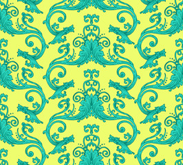 Antique victorian seamless pattern