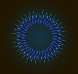 Abstract firework background