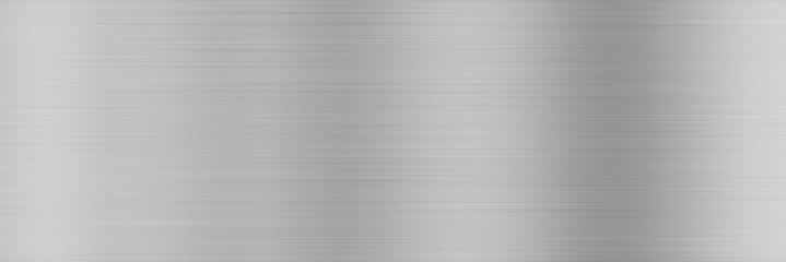 Large metal banner gray background